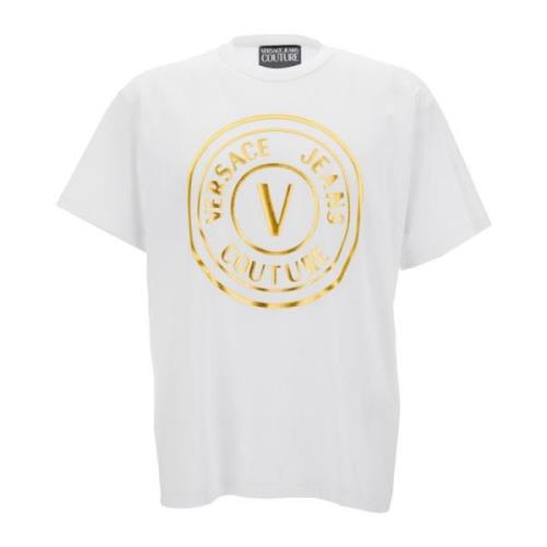 Witte T-shirts en Polos Versace Jeans Couture , White , Heren