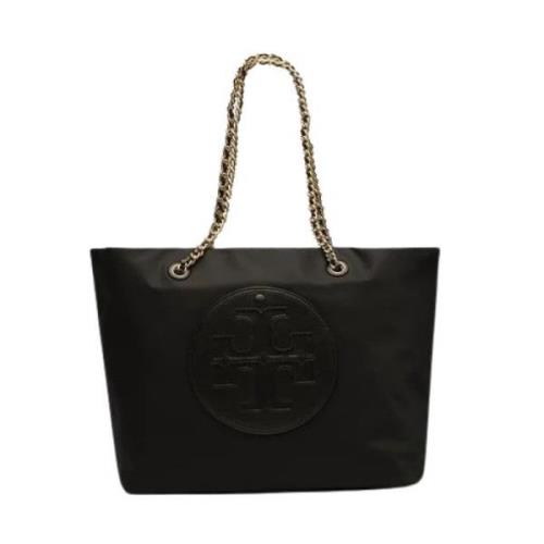 Elegante Chain Tote Tas Tory Burch , Black , Dames