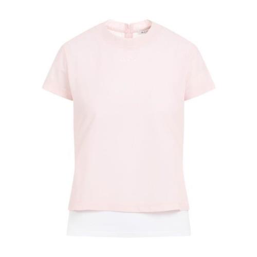 Rose Clair Tshirt Body Alaïa , Pink , Dames