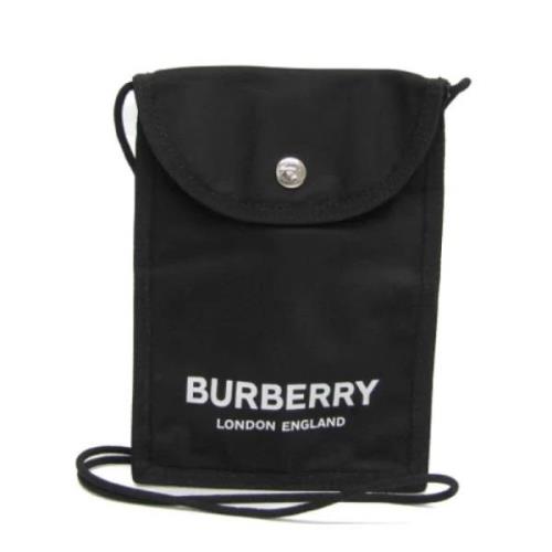 Pre-owned Nylon shoulder-bags Burberry Vintage , Black , Dames