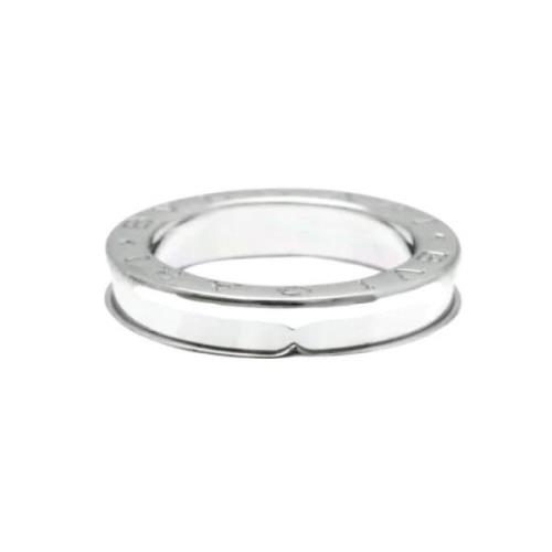 Pre-owned White Gold rings Bvlgari Vintage , Gray , Dames