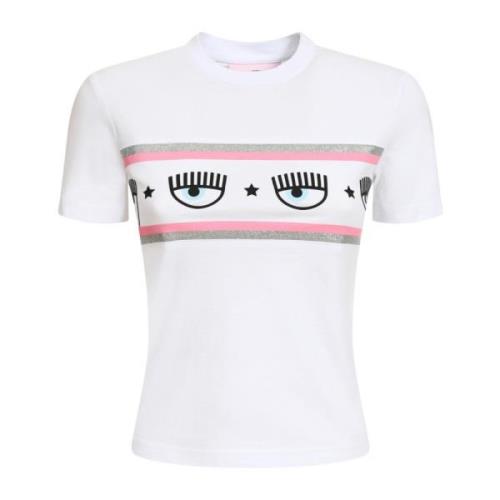 Stijlvolle T-shirts en Polos Chiara Ferragni Collection , White , Dame...