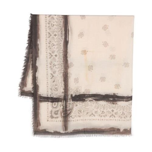 Quadra Sjaal in Beige Destin , Multicolor , Heren