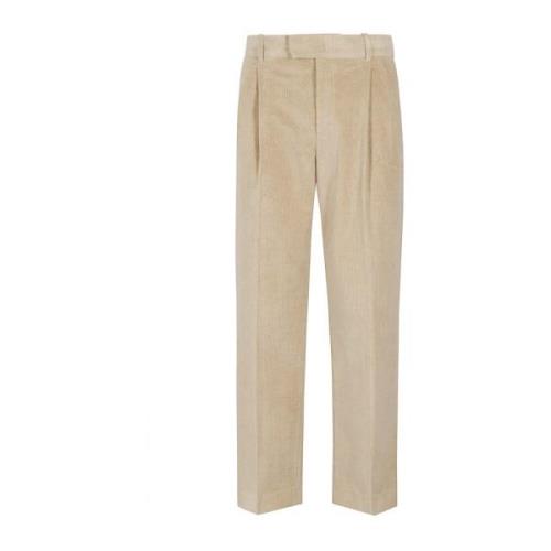 Ribfluwelen Golfbroek Drole de Monsieur , Beige , Heren