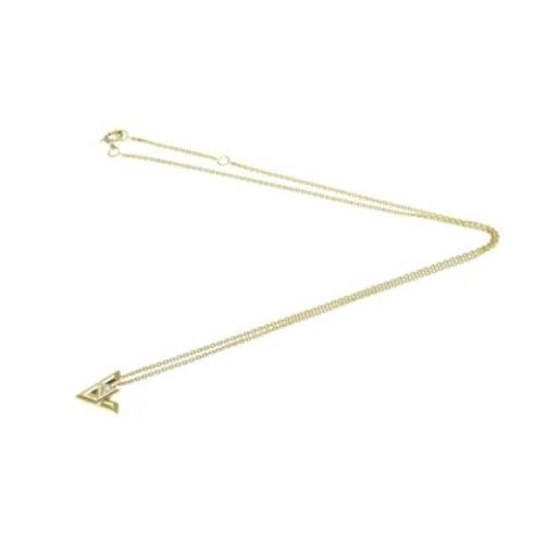 Pre-owned Yellow Gold necklaces Louis Vuitton Vintage , Yellow , Unise...