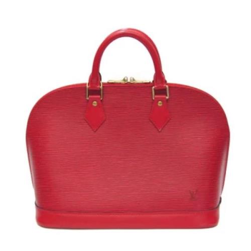 Pre-owned Leather louis-vuitton-bags Louis Vuitton Vintage , Red , Dam...