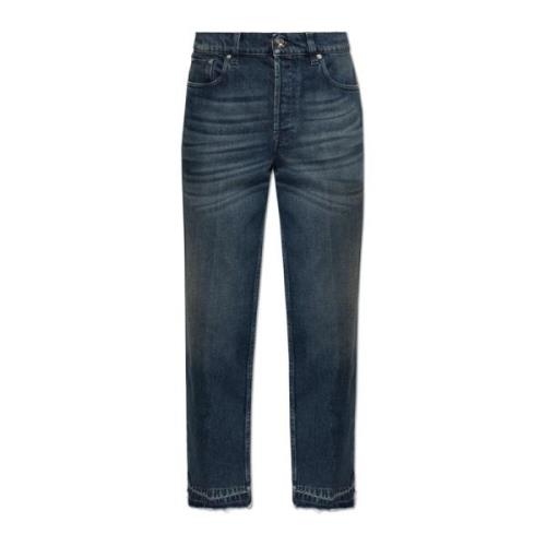 Jeans met een vintage effect Lanvin , Blue , Heren