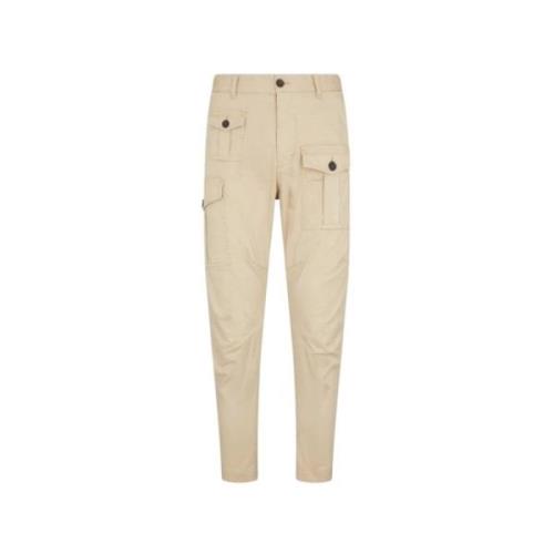 Cargo Icon Broek Dsquared2 , Beige , Heren