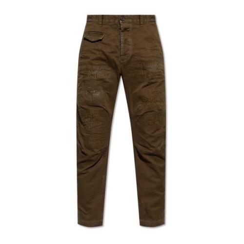 Chino broek Dsquared2 , Brown , Heren