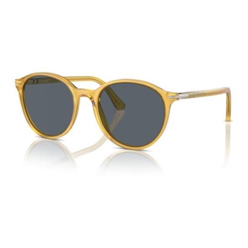 Stijlvolle Unisex Zonnebril met Acetaat Frame Persol , Yellow , Heren