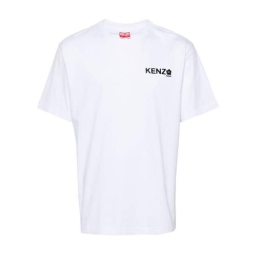 Bloemmotief T-shirts en Polos Kenzo , White , Heren