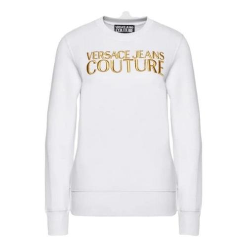 Witte Sweatshirt voor Stijlvolle Look Versace Jeans Couture , White , ...