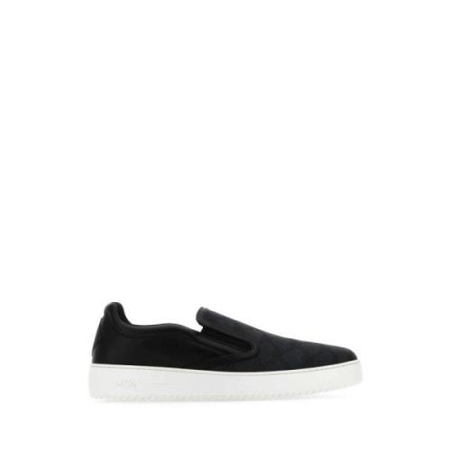 Zwarte Neo Terrain Slip Ons MCM , Black , Heren