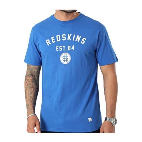 Bedrukt Logo T-shirt - Blauw Redskins , Blue , Heren