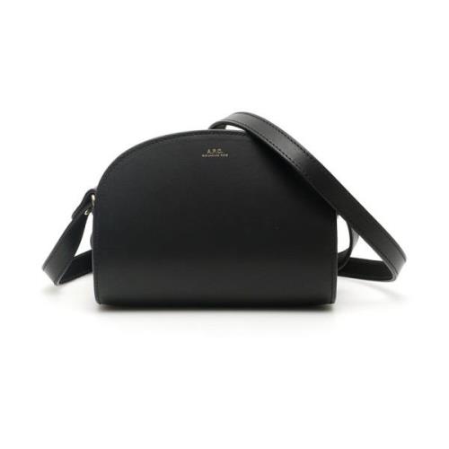 Mini Crossbody Tas met Ritssluiting A.p.c. , Black , Dames