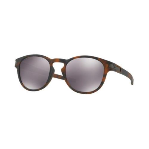 Latch Zonnebril Prizm Zwart Havana Bruin Oakley , Brown , Heren