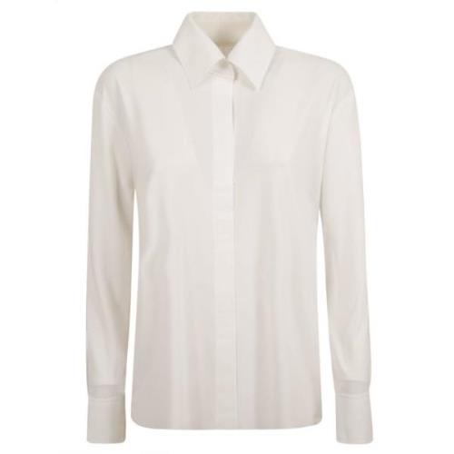 Snow White Shirt Puntkraag Norma Kamali , White , Dames