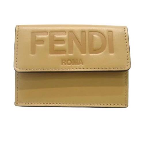 Pre-owned Leather wallets Fendi Vintage , Brown , Dames