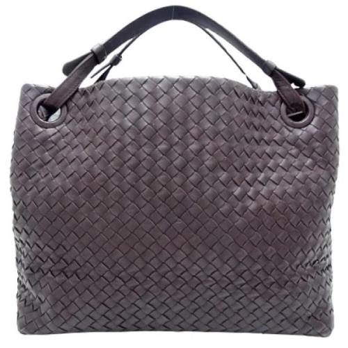 Pre-owned Leather totes Bottega Veneta Vintage , Brown , Dames