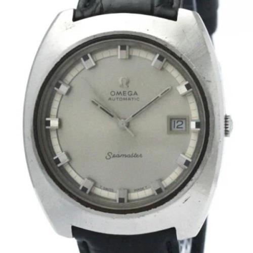 Pre-owned Leather watches Omega Vintage , Gray , Heren