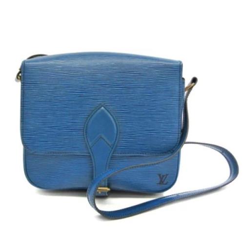 Pre-owned Leather louis-vuitton-bags Louis Vuitton Vintage , Blue , Da...