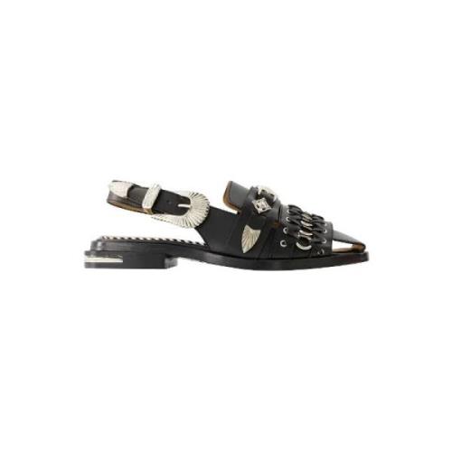 Leather sandals Toga Pulla , Black , Dames