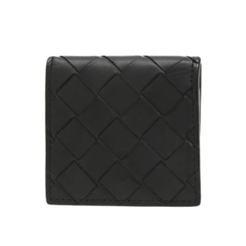 Pre-owned Leather wallets Bottega Veneta Vintage , Black , Dames