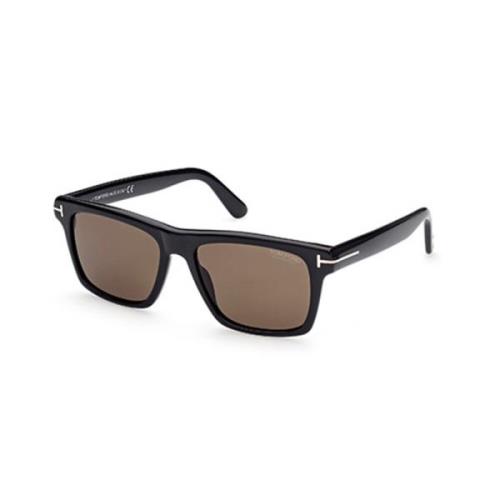 Gepolariseerde bruine zonnebril Ft0906-01H-58 Tom Ford , Black , Heren
