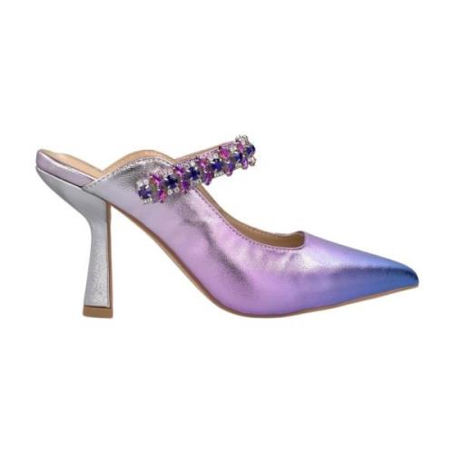 Kristal Slingback Schoen Alma EN Pena , Purple , Dames