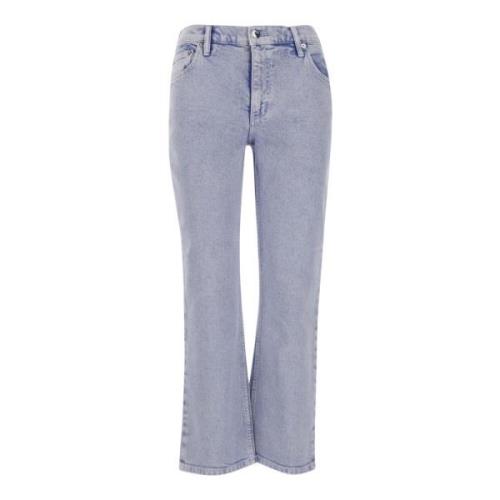 Stretch katoen denim jeans gemaakt in Italië Tory Burch , Blue , Dames