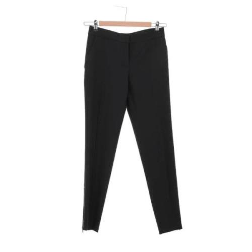 Pre-owned Wool bottoms Stella McCartney Pre-owned , Black , Dames