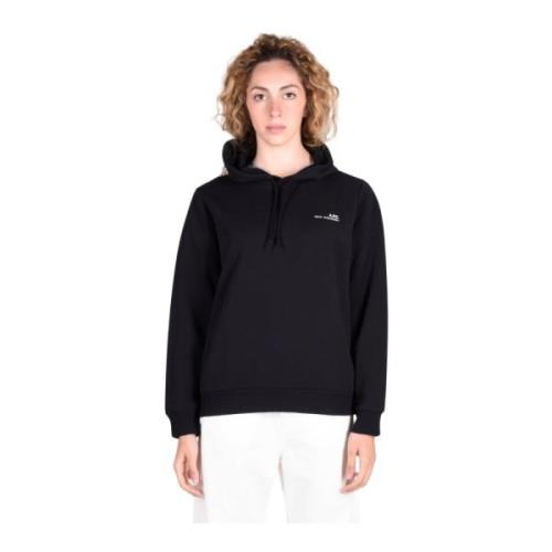 Katoenen Sweatshirts A.p.c. , Black , Dames