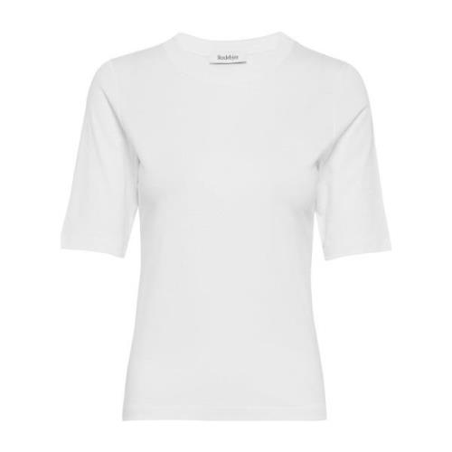 Wit T-Shirt Rodebjer , White , Dames