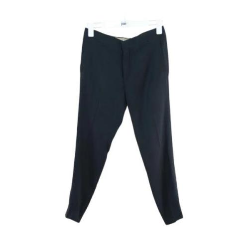 Pre-owned Viscose bottoms Chloé Pre-owned , Black , Dames