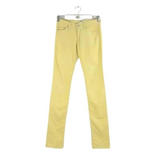 Pre-owned Cotton bottoms Isabel Marant Pre-owned , Yellow , Dames