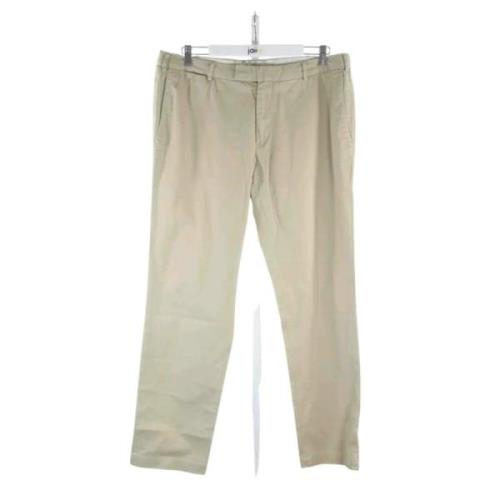 Pre-owned Cotton bottoms Ralph Lauren Pre-owned , Beige , Dames