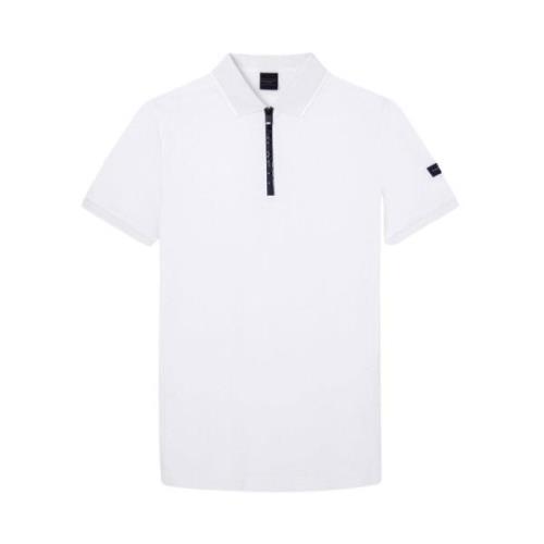 Sport City Polo Half Zip Hackett , White , Heren