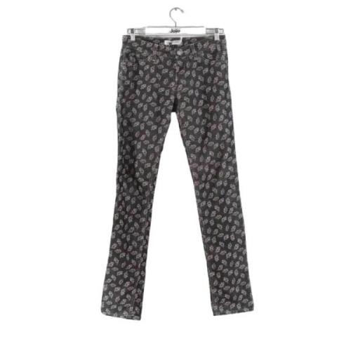 Pre-owned Cotton bottoms Isabel Marant Pre-owned , Black , Dames