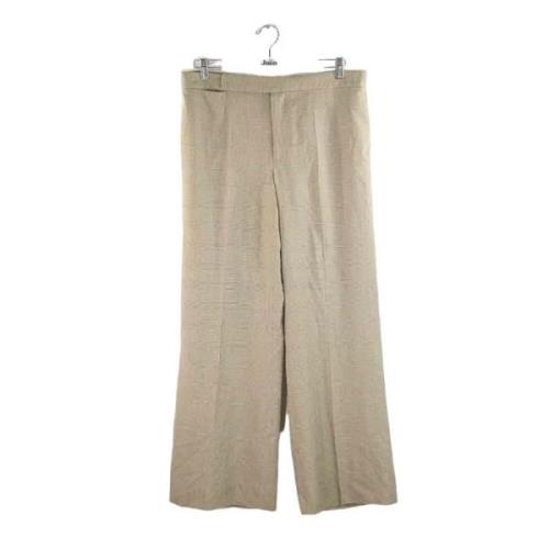 Pre-owned Wool bottoms Ralph Lauren Pre-owned , Beige , Dames