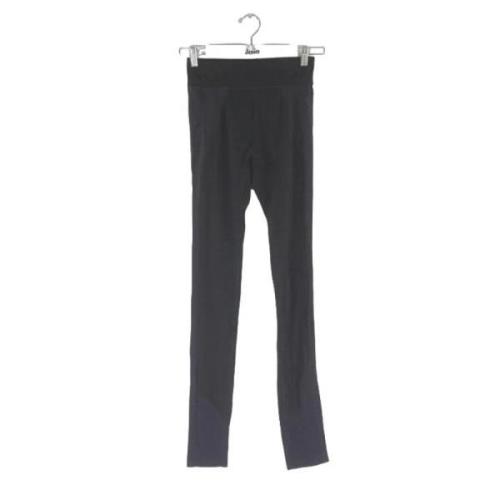 Zwarte Polyester Leggings, Maat 36, Uitstekende Staat Isabel Marant Pr...