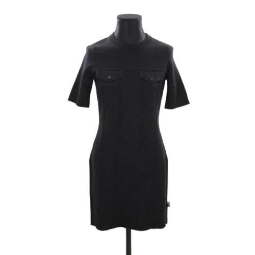 Pre-owned Wool dresses Moschino Pre-Owned , Black , Dames