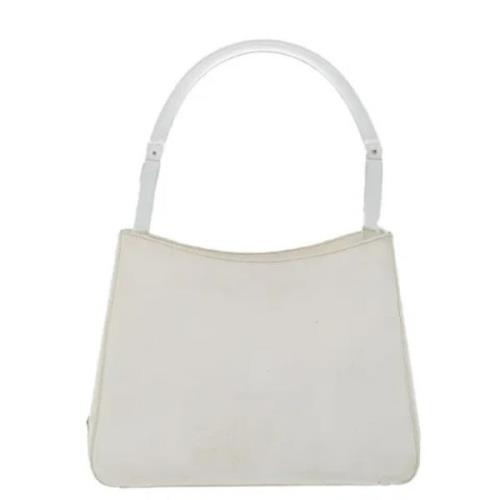 Pre-owned Leather prada-bags Prada Vintage , White , Dames