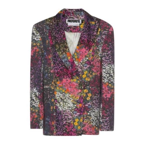 Betoverende Bloemenpatroon Polyester Blazer Rotate Birger Christensen ...