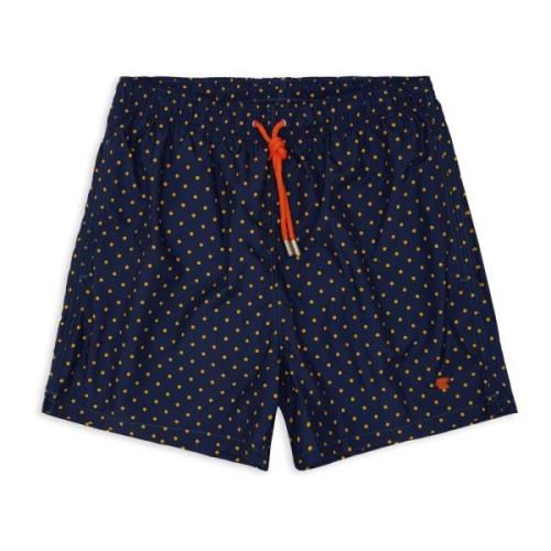 Koningsblauwe Polka Dot Zwembroek Gallo , Multicolor , Heren