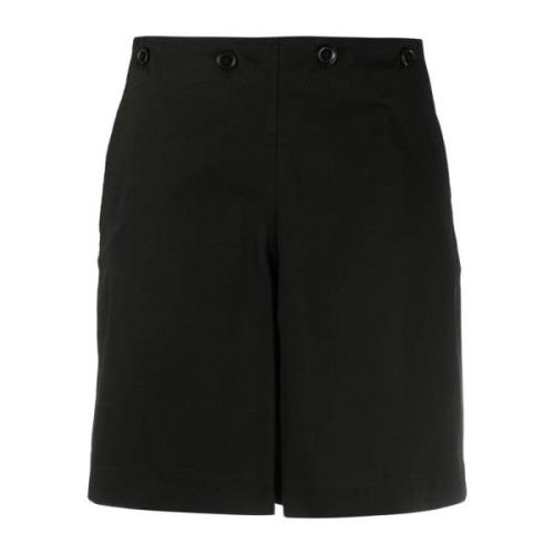 Hoge taille zwarte D Bermuda shorts Kenzo , Black , Dames