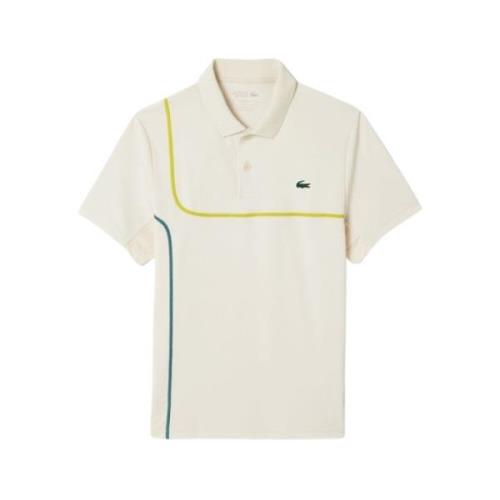 Ultra-Dry Piqué Tennis Polo Lacoste , White , Heren