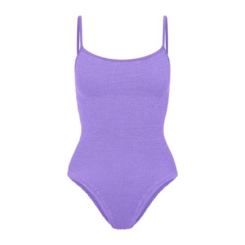 Stoute Spaghetti-Strap Badpak Hunza G , Purple , Dames