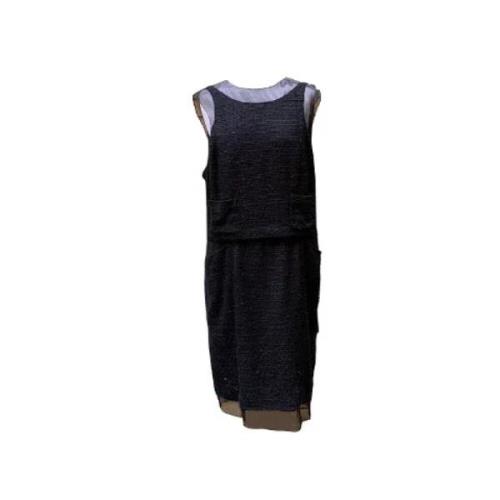 Pre-owned Fabric dresses Chanel Vintage , Black , Dames