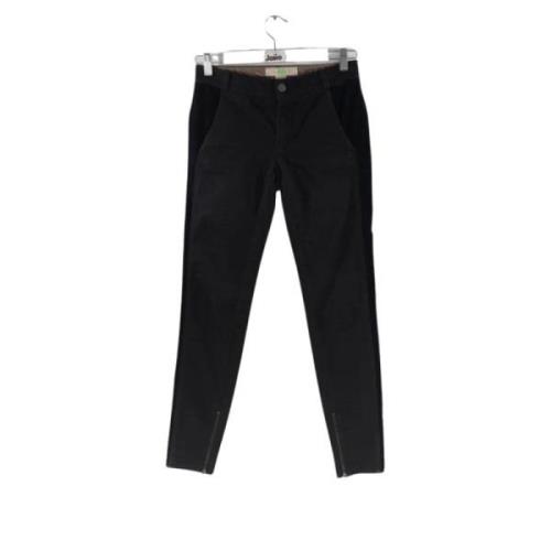 Pre-owned Cotton jeans Stella McCartney Pre-owned , Black , Dames