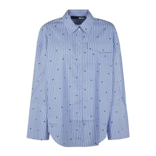 Oversized Shirt Rotate Birger Christensen , Blue , Dames